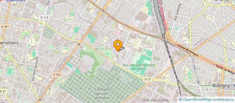 localisation de l'entreprise RIET  BOBIGNY