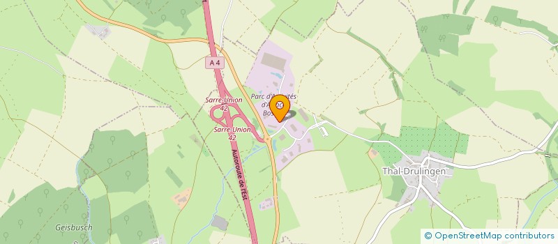 localisation de l'entreprise RIETMANN FRANCE IMMOBILIER  THAL-DRULINGEN