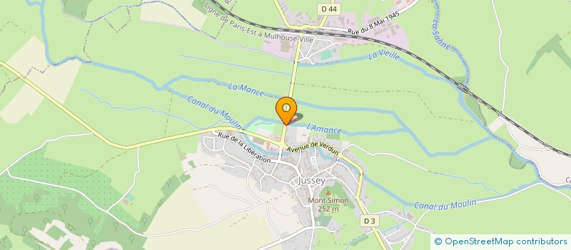 localisation de l'entreprise RIETMANN INVEST  JUSSEY