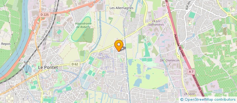 localisation de l'entreprise RIEU  LE PONTET