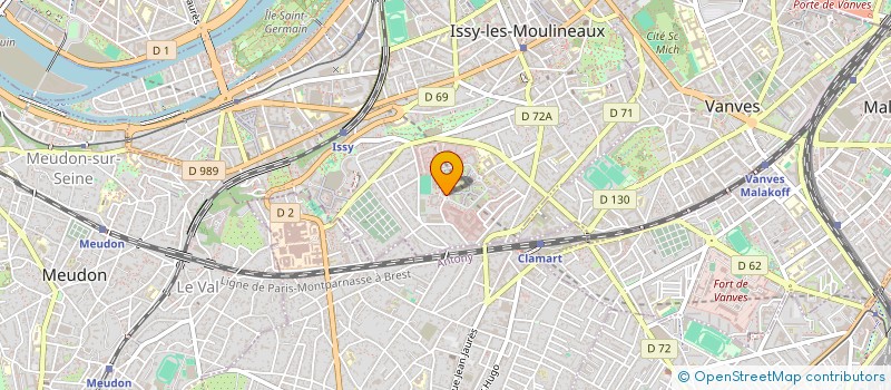 localisation de l'entreprise RIEU INVESTISSEMENTS à ISSY-LES-MOULINEAUX