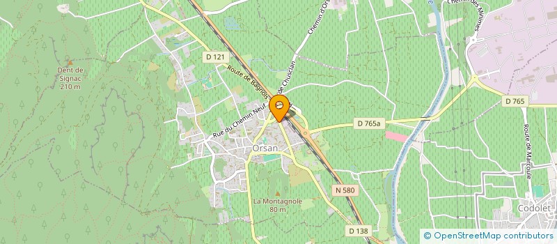 localisation de l'entreprise RIEU RACING  ORSAN