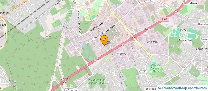localisation de l'entreprise RIEUCOURT ENERGIES à CANEJAN