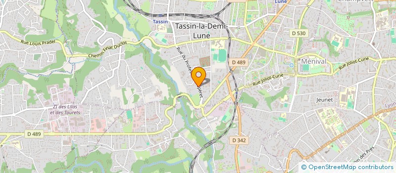 localisation de l'entreprise RIEUSSEC HUBERT  TASSIN-LA-DEMI-LUNE