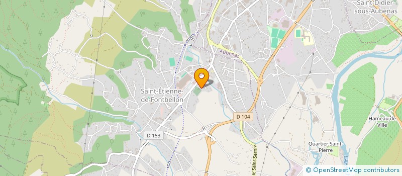 localisation de l'entreprise RIEUSSET à SAINT-ETIENNE-DE-FONTBELLON