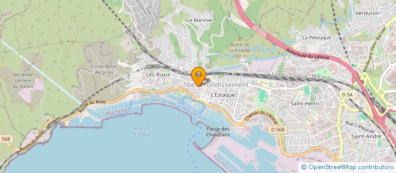 localisation de l'entreprise RIEUSSET & CO à MARSEILLE