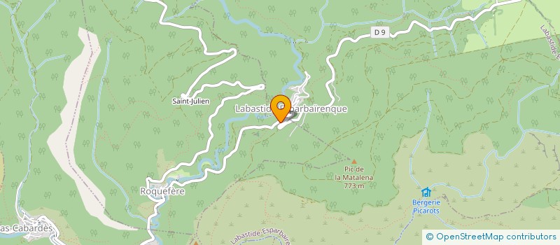 localisation de l'entreprise RIEUTORD  ROQUEFERE