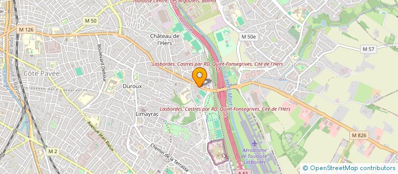 localisation de l'entreprise RIEUX CARROSSERIE  TOULOUSE