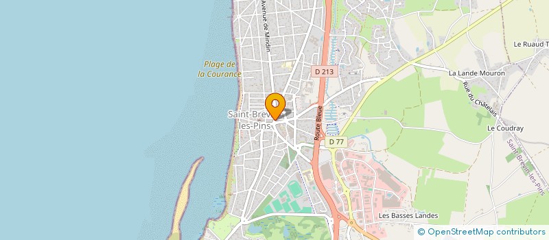 localisation de l'entreprise RIEVA à SAINT-BREVIN-LES-PINS