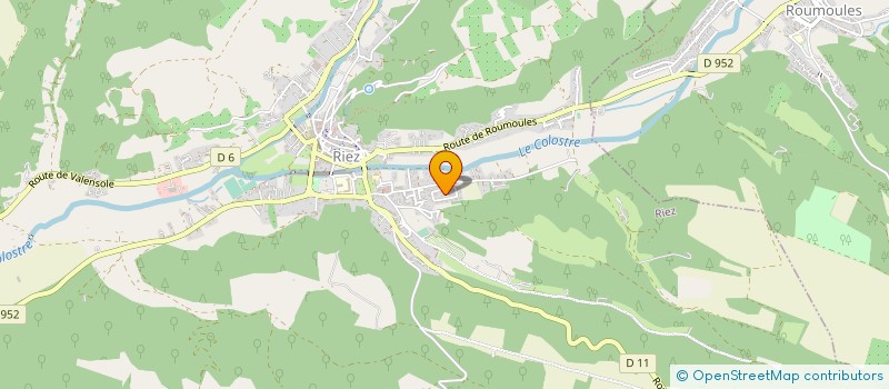 localisation de l'entreprise RIEZDIS à RIEZ