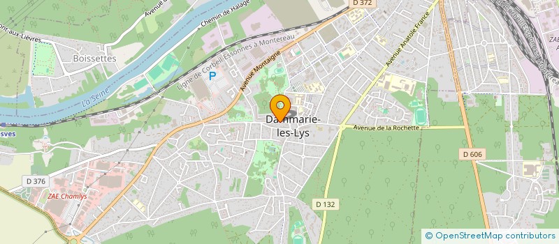 localisation de l'entreprise RIF à DAMMARIE-LES-LYS