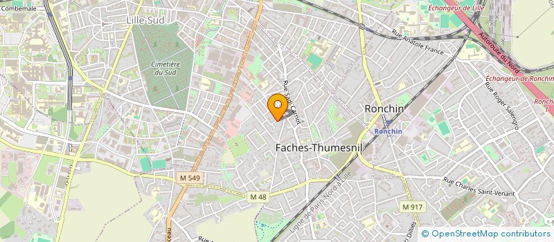 localisation de l'entreprise RIF  MERICOURT