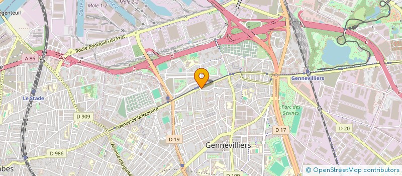 localisation de l'entreprise RIF AUTO à GENNEVILLIERS