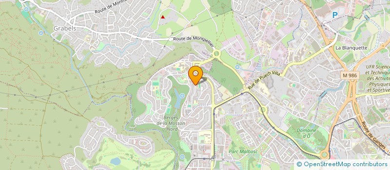 localisation de l'entreprise RIF IMMO à MONTPELLIER