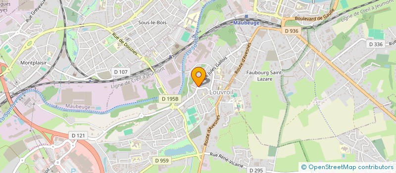 localisation de l'entreprise RIF IMMO  LOUVROIL