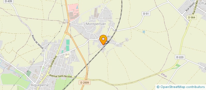 localisation de l'entreprise RIF IMMOBILIER  MONTPENSIER