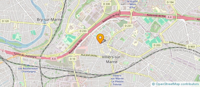 localisation de l'entreprise RIF INVEST à VILLIERS-SUR-MARNE