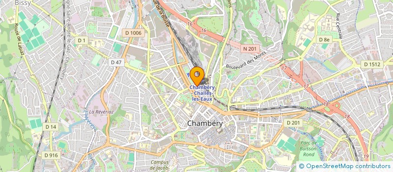 localisation de l'entreprise RIF MARKET  CHAMBERY