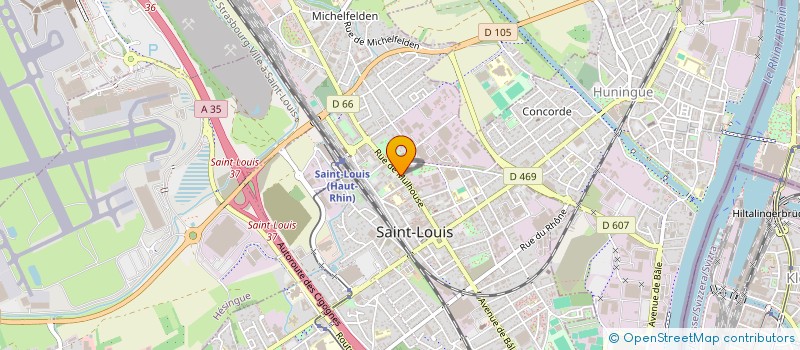 localisation de l'entreprise RIF'N FOOD  SAINT-LOUIS