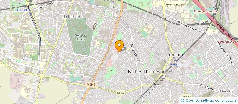 localisation de l'entreprise RIF PRIMEURS  FACHES-THUMESNIL