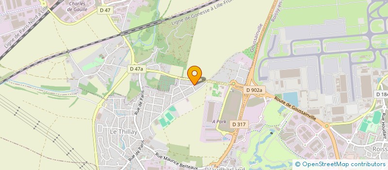 localisation de l'entreprise RIF RAMONAGE INDUSTRIEL D'ILE DE FRANCE  LE THILLAY