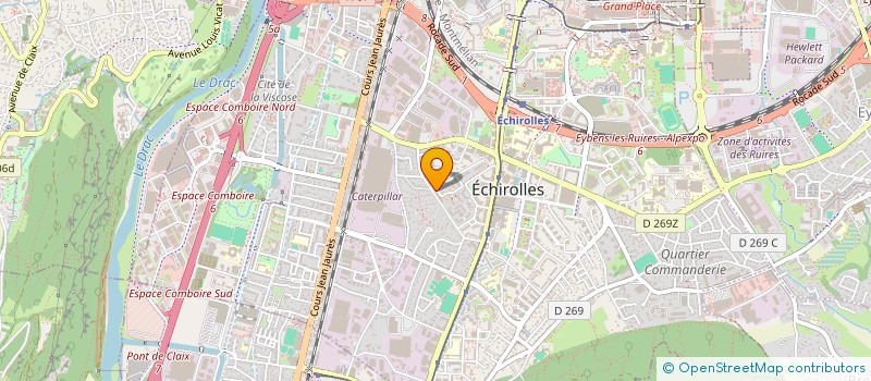 localisation de l'entreprise RIF RESTAURATION à ECHIROLLES