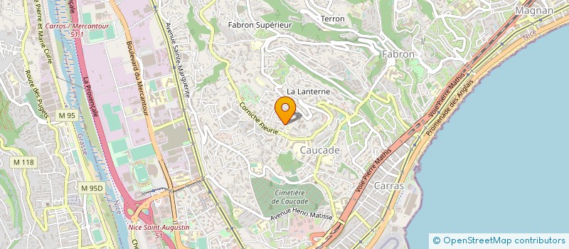 localisation de l'entreprise RIFA  NICE