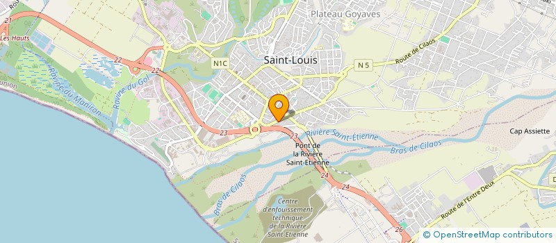 localisation de l'entreprise RIFAT à SAINT-LOUIS