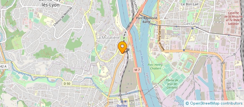 localisation de l'entreprise RIFER PATRIMOINE  LA MULATIERE