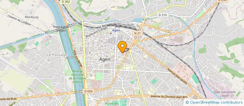 localisation de l'entreprise RIFF CENTER  AGEN