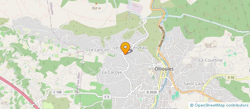 localisation de l'entreprise RIFF DE BREAK à OLLIOULES