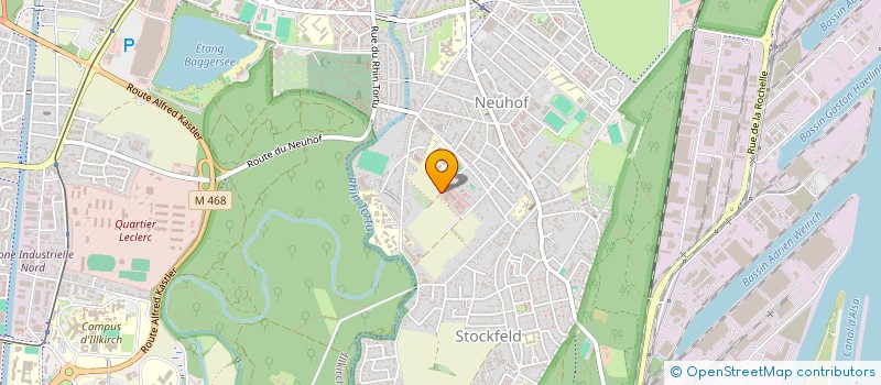 localisation de l'entreprise RIFF  -  FRIESS  II  STRASBOURG