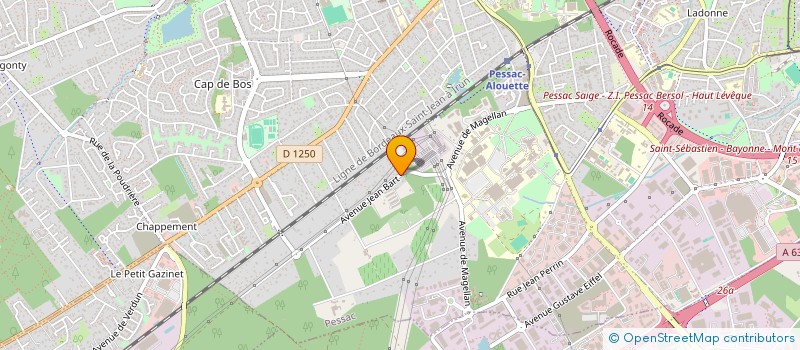 localisation de l'entreprise RIFFAUD GERARD à PESSAC