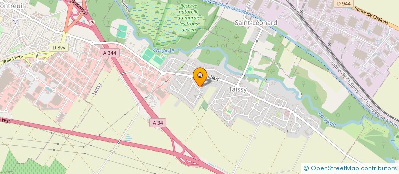 localisation de l'entreprise RIFFAULT LARAD  TAISSY