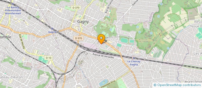 localisation de l'entreprise RIFFLART à GAGNY