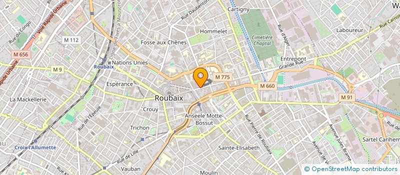 localisation de l'entreprise RIFI LEGACY CAR  ROUBAIX