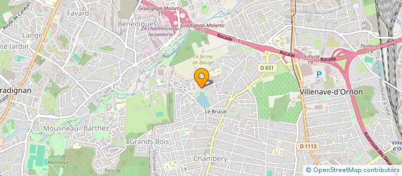 localisation de l'entreprise RIFI TAXI à VILLENAVE-D'ORNON