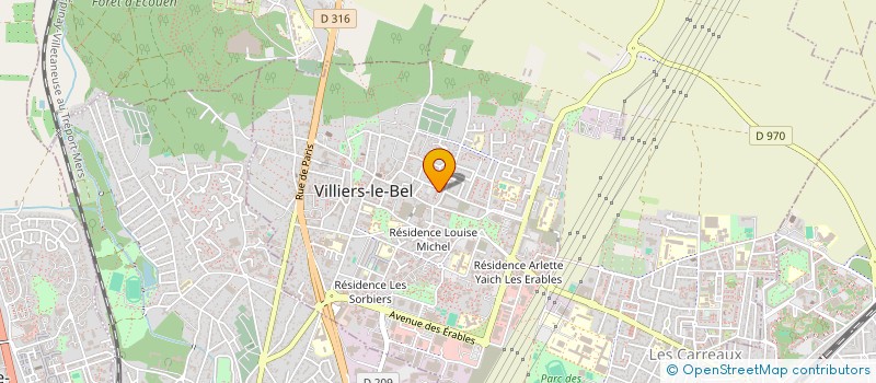 localisation de l'entreprise RIFI TRANSPORT  VILLIERS-LE-BEL