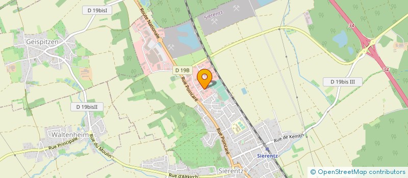 localisation de l'entreprise RIFIX à SIERENTZ