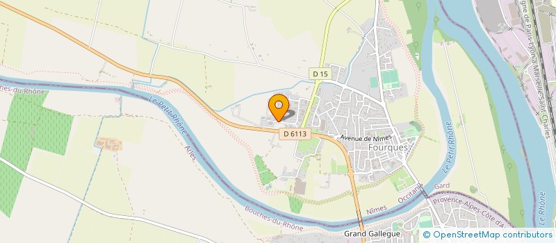 localisation de l'entreprise RIFLEX  FOURQUES