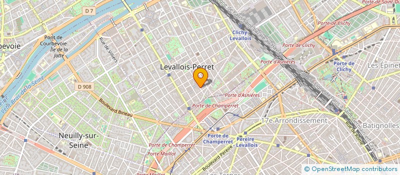 localisation de l'entreprise RIFTEC à LEVALLOIS-PERRET