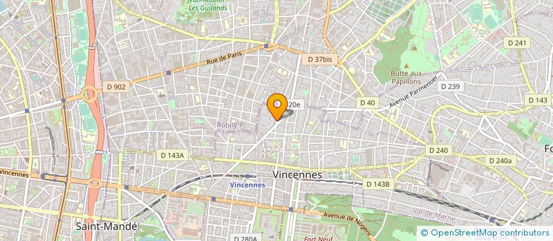 localisation de l'entreprise RIG SPORTS à VINCENNES