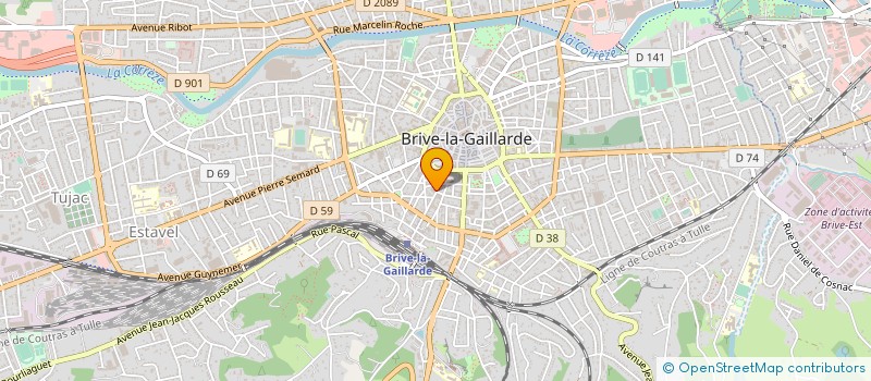 localisation de l'entreprise RIGA INV  BRIVE-LA-GAILLARDE