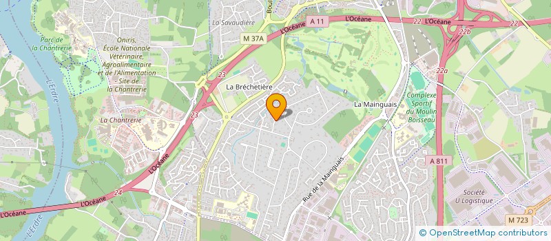 localisation de l'entreprise RIGADIN & CO  CARQUEFOU