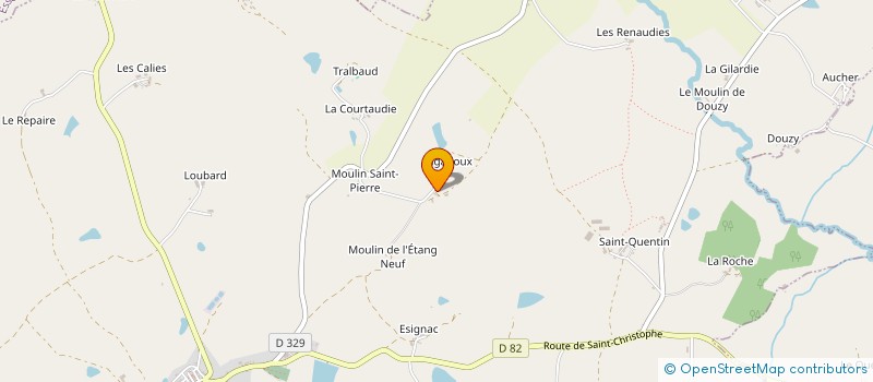 localisation de l'entreprise RIGADOUX SANCTUARY à LESTERPS