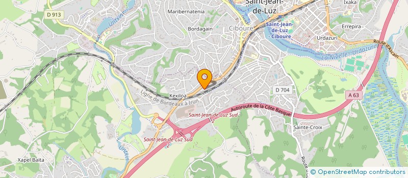 localisation de l'entreprise RIGAKEN  URRUGNE