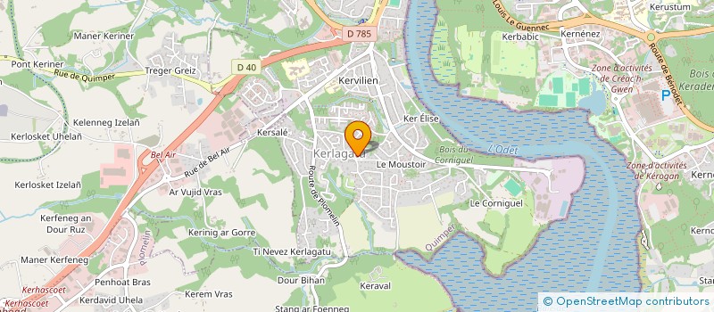 localisation de l'entreprise RIGAL MAGALIE SASU  QUIMPER