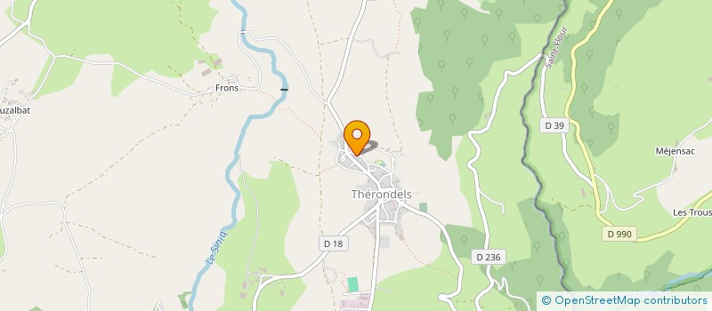 localisation de l'entreprise RIGAL-PEGORIER ENERGIE  THERONDELS