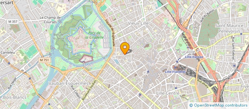 localisation de l'entreprise RIGALILLE  LILLE