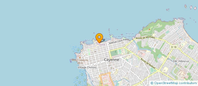 localisation de l'entreprise RIGAPRINT à CAYENNE